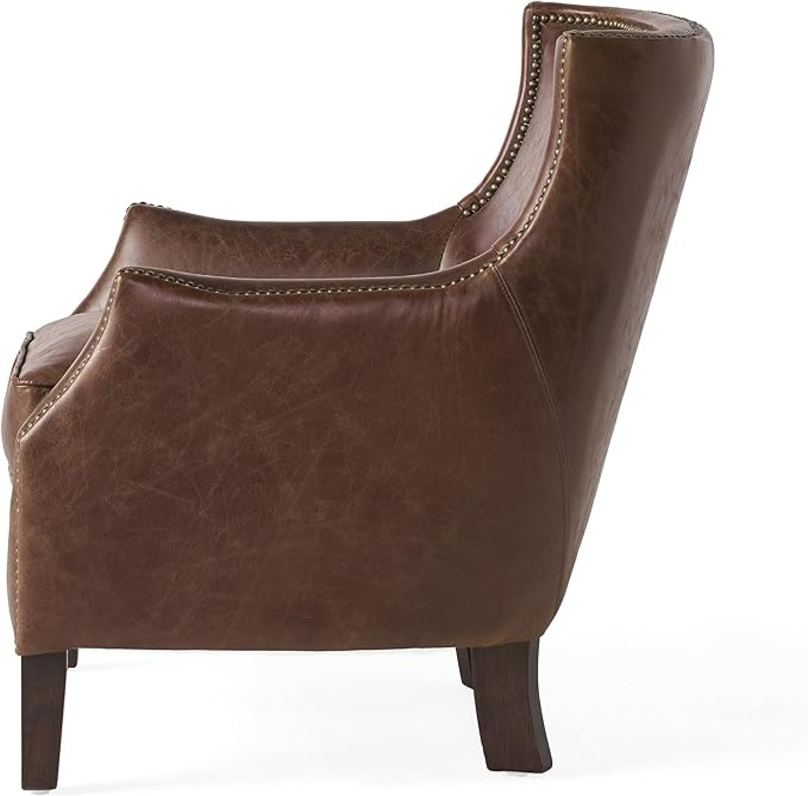 Leather Wingback Chair