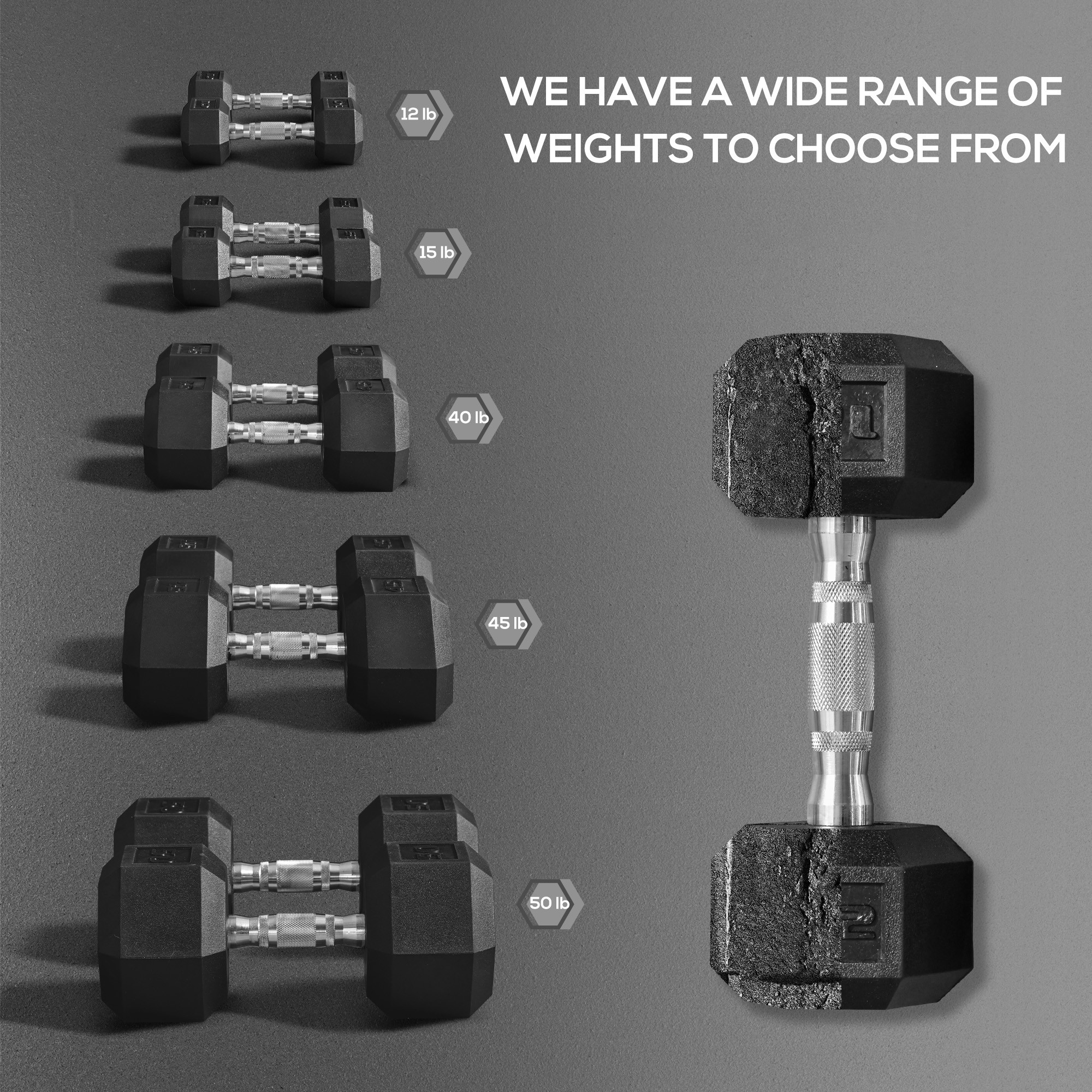 Hex Dumbbell Set