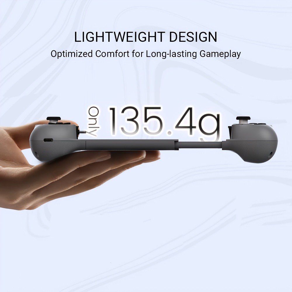 GameSir X5 Lite Mobile Gamepad | Hall Effect Sticks for FPS/MOBA, Ultra-Light 135g, Turbo Buttons, Pass-Through Charging, for iOS/Android, USB Connectivity - Grey