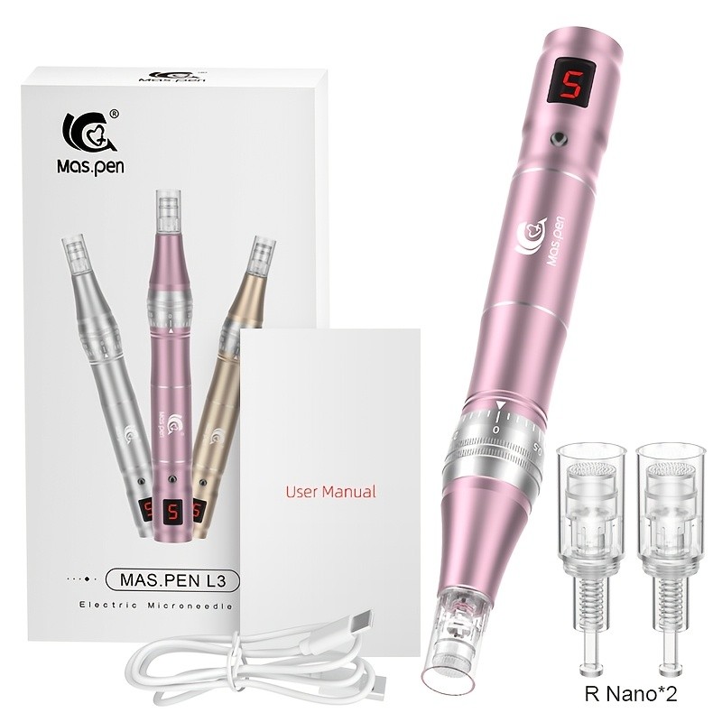 Mas.Pen L3 Electric Microneedling Pen  Professional Skincare Device for Skin Rejuvenation