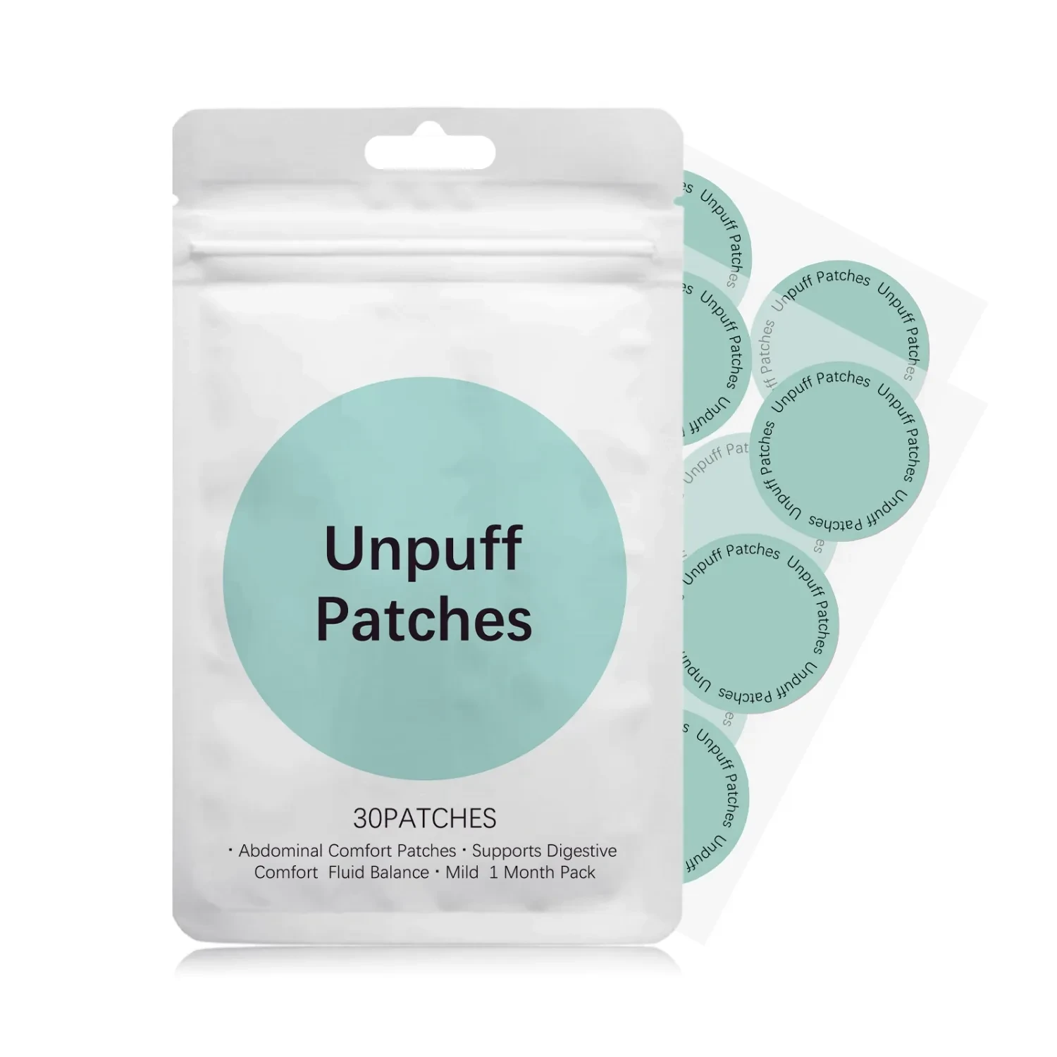 Unpuff Patches  Natural Abdominal Comfort and Fluid Balance