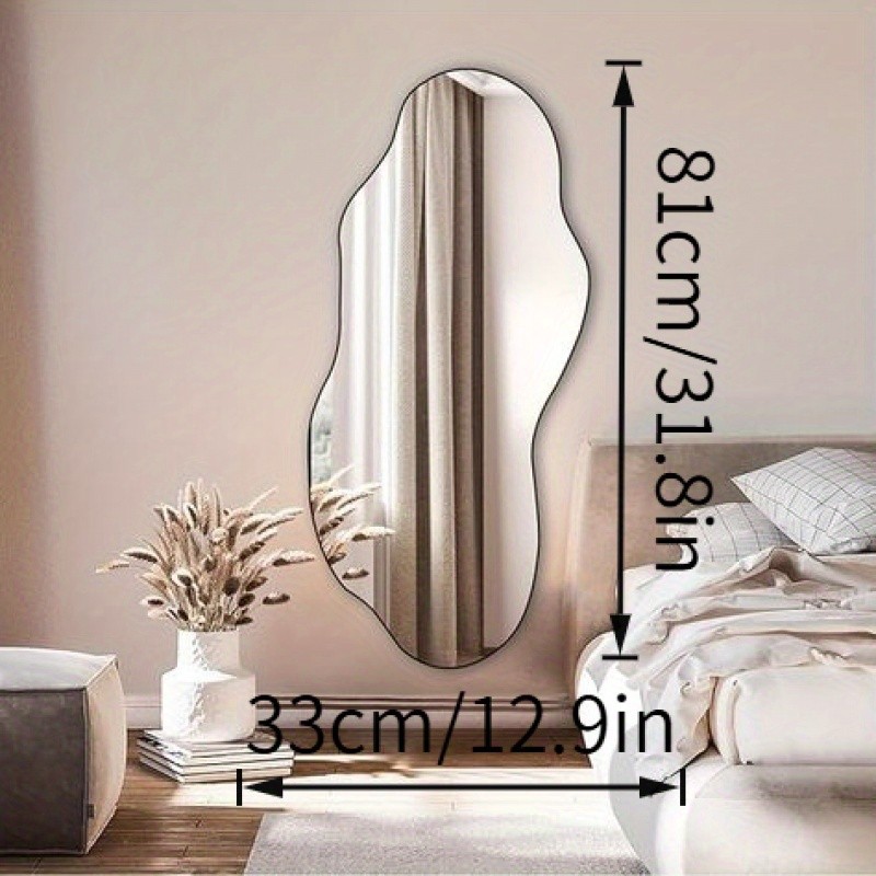 Abstract Shaped Wall Mirror  Elegant and Modern Decorative Mirror