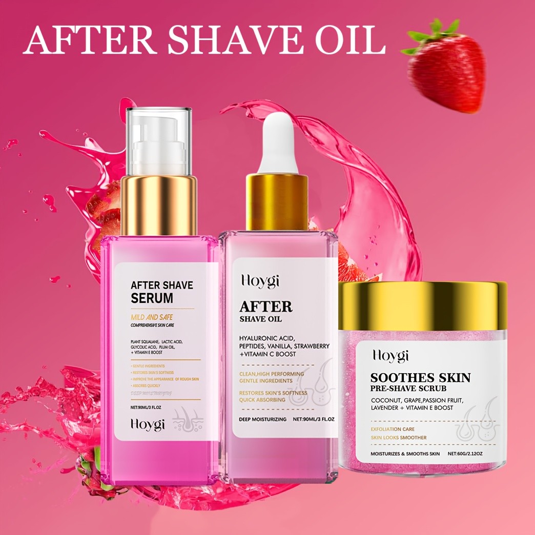 Hoygi After Shave Oil & Serum Set  Soothe, Hydrate & Restore Smooth Skin