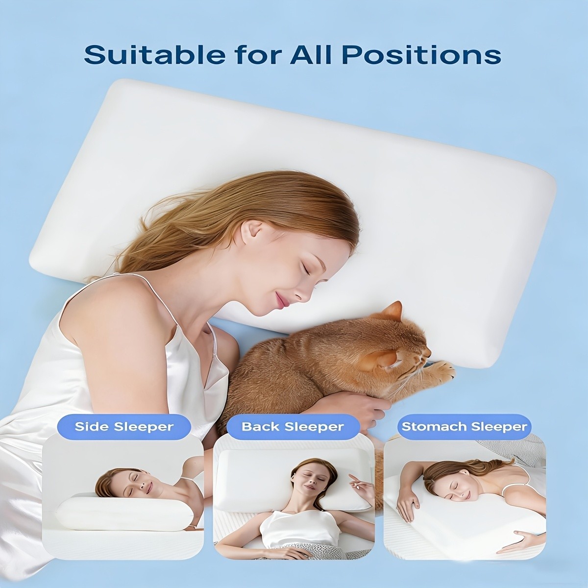 Cooling Fabric Pillow  All-Night Freshness & Breathable Comfort