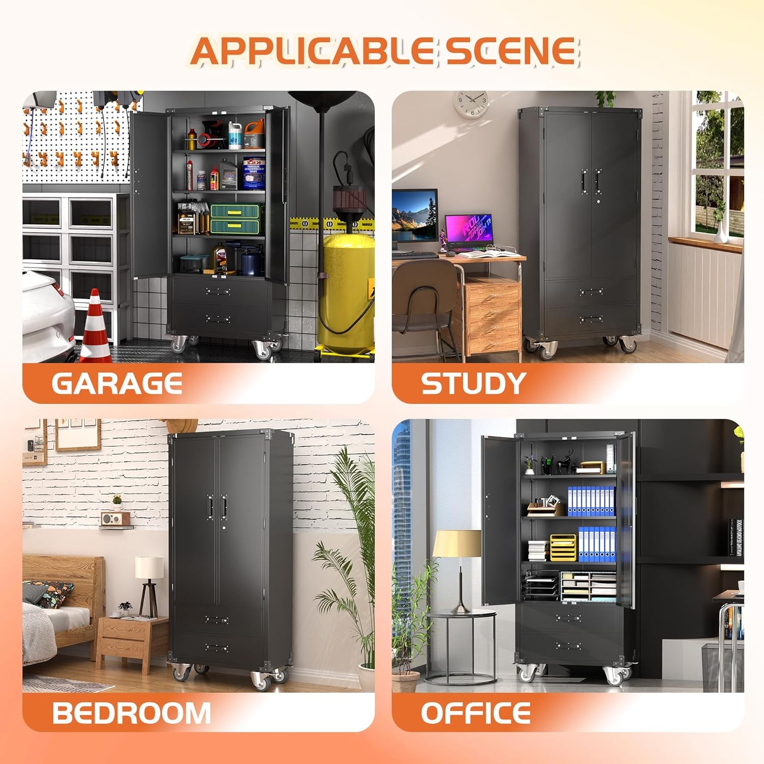 Rolling Storage Cabinet