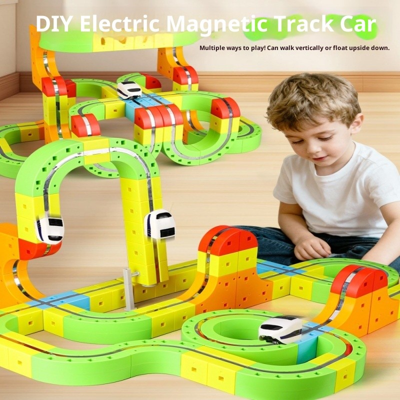 Magnetic Train Track Builder Set