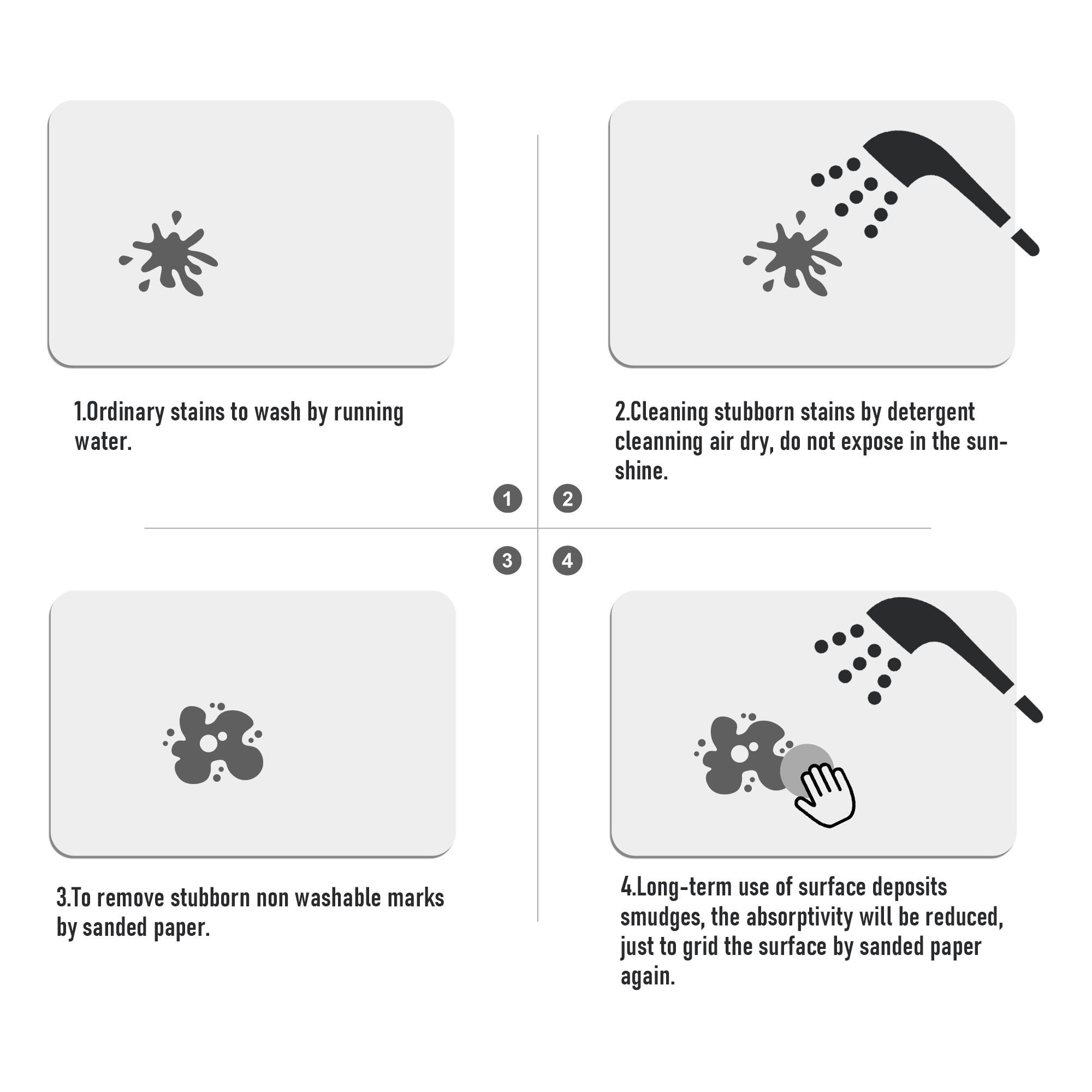 Stone Natural Dish Drying Mat