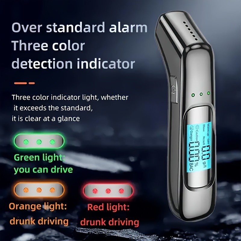 Digital Alcohol Breathalyzer Tester  Instant Clarity for Safer Driving Decisions