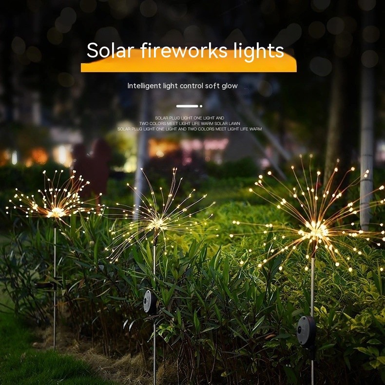 Solar Garden Fireworks Lamp
