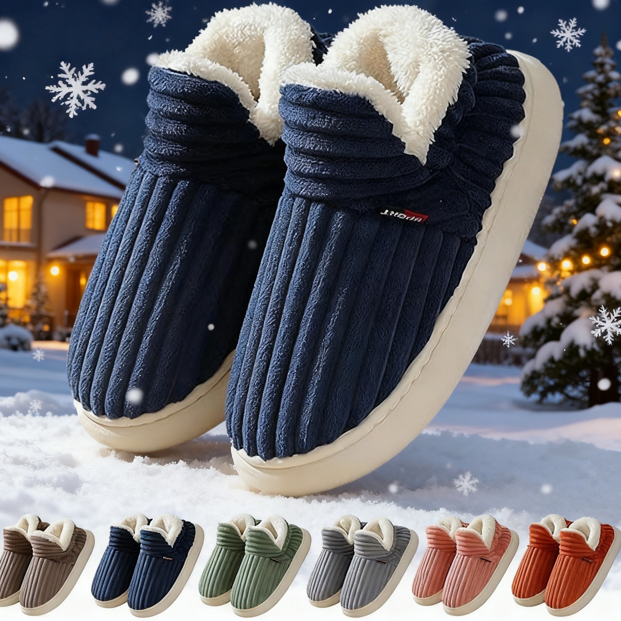 Ultra-Soft Winter Home Slippers