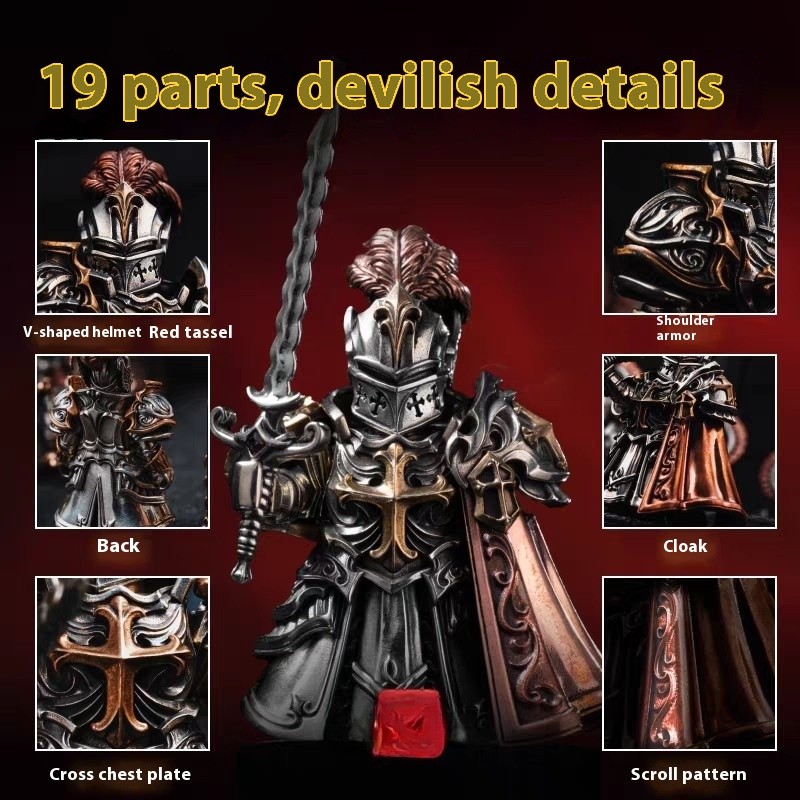 Crusader Figurine, Magnetic Action Figure