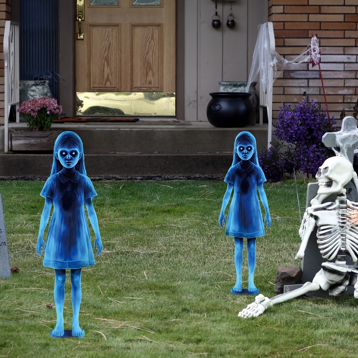 Girl Ghost Courtyard Decoration for Halloween