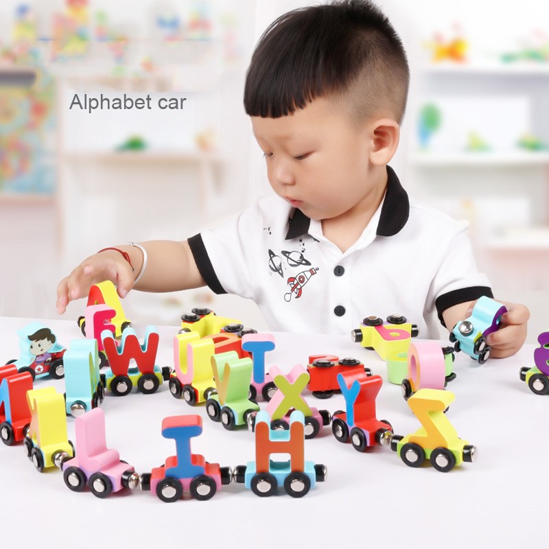 Toddler Alphabet Magnet Train Toy