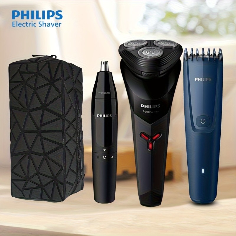 Philips Electric Shaver & Grooming Kit  Complete All-in-One Grooming Solution for Men