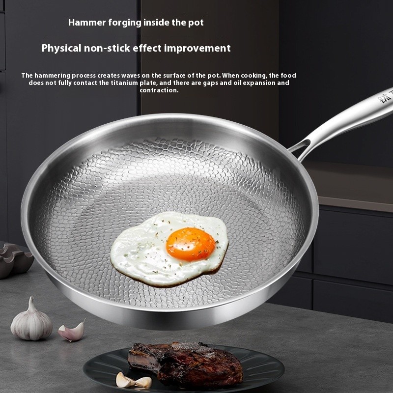 Titanium Hammered Pan