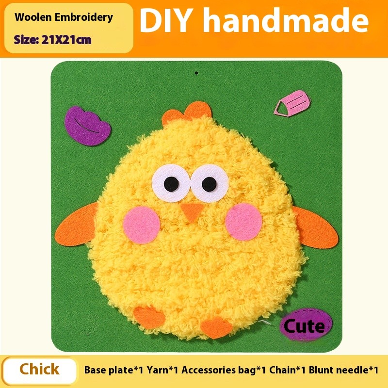 DIY Embroidery Doll Set