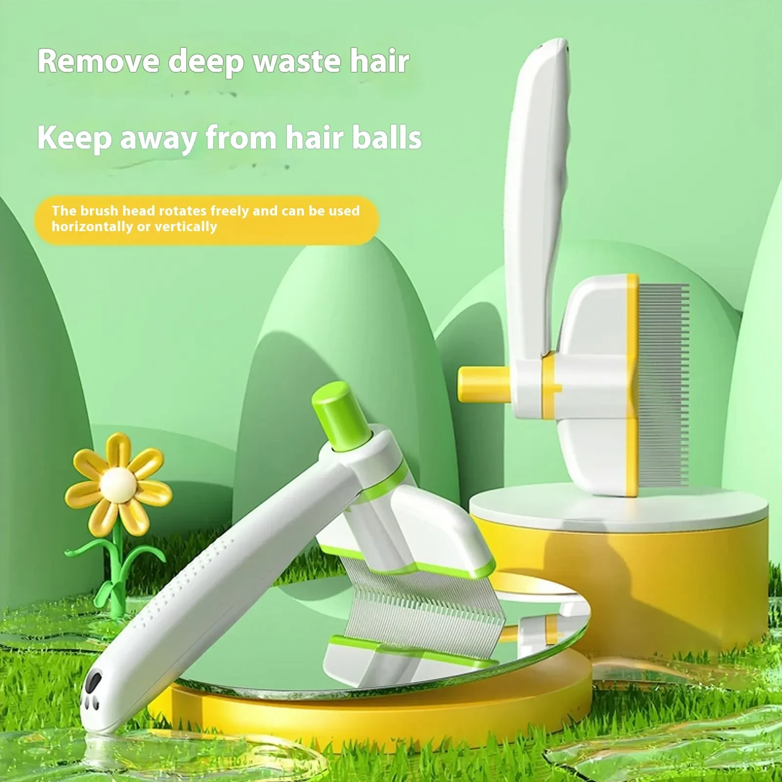 Self-cleaning Pet Flea Comb