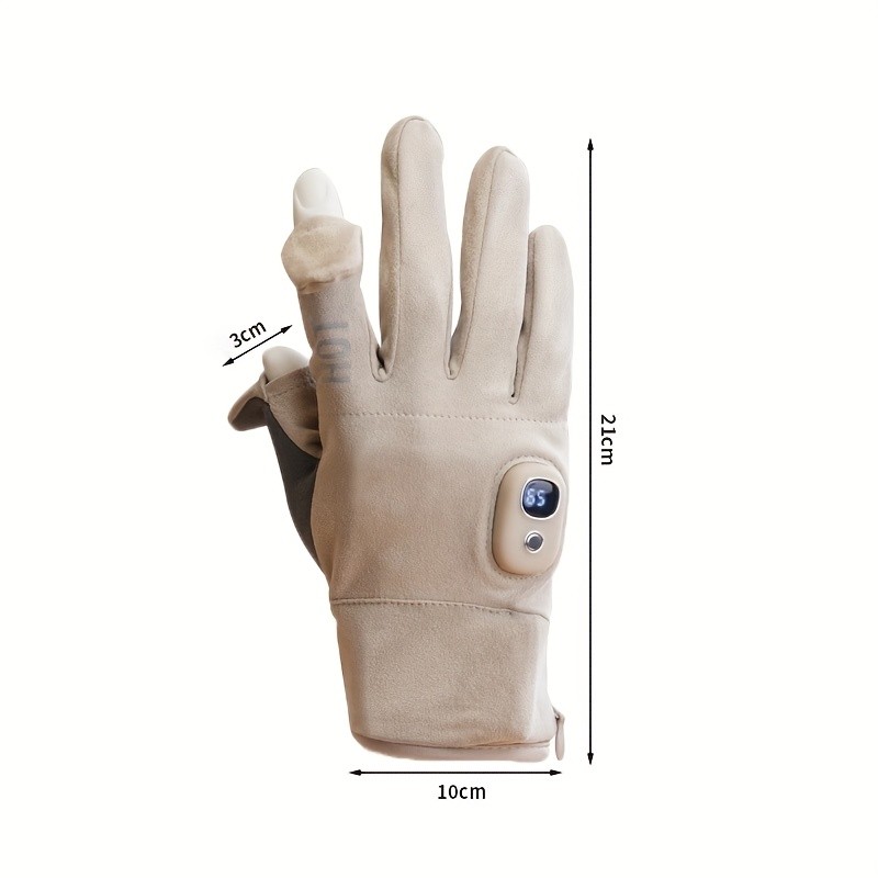 Unisex Heated Gloves: Adjustable Temperature, USB Rechargeable Warmth for NZ Winter Outdoor Life