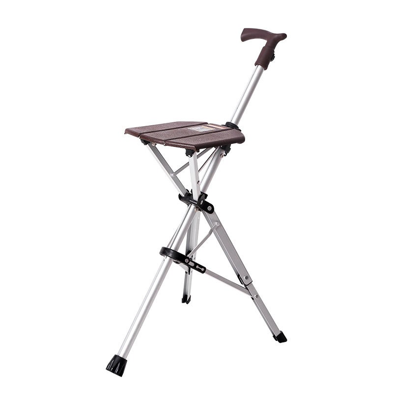 Folding Stool with Crutches