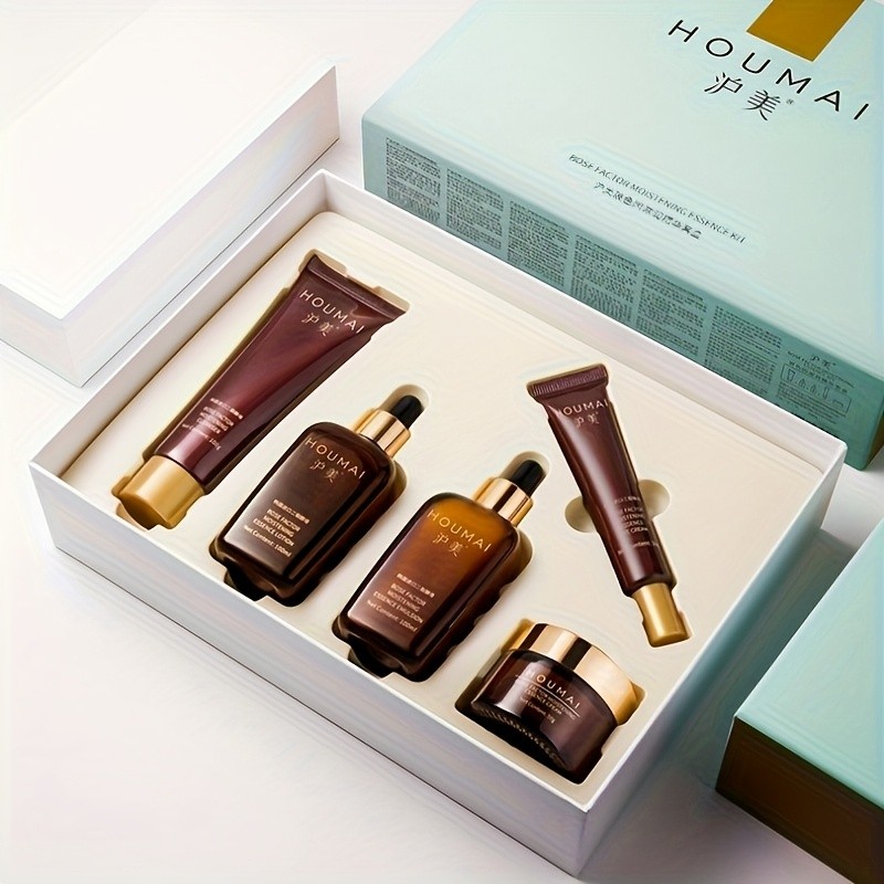 HOUMAI Facial Skincare Set Complete Hydration & Bare-Face Beauty Routine