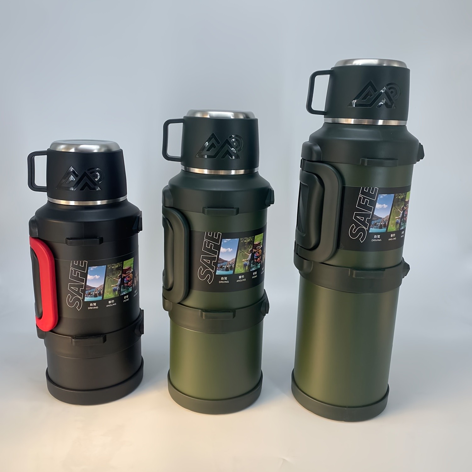 Large Capacity Insulated Water Bottles  3.2L, 4L & 5L for All-Day Outdoor Hydration