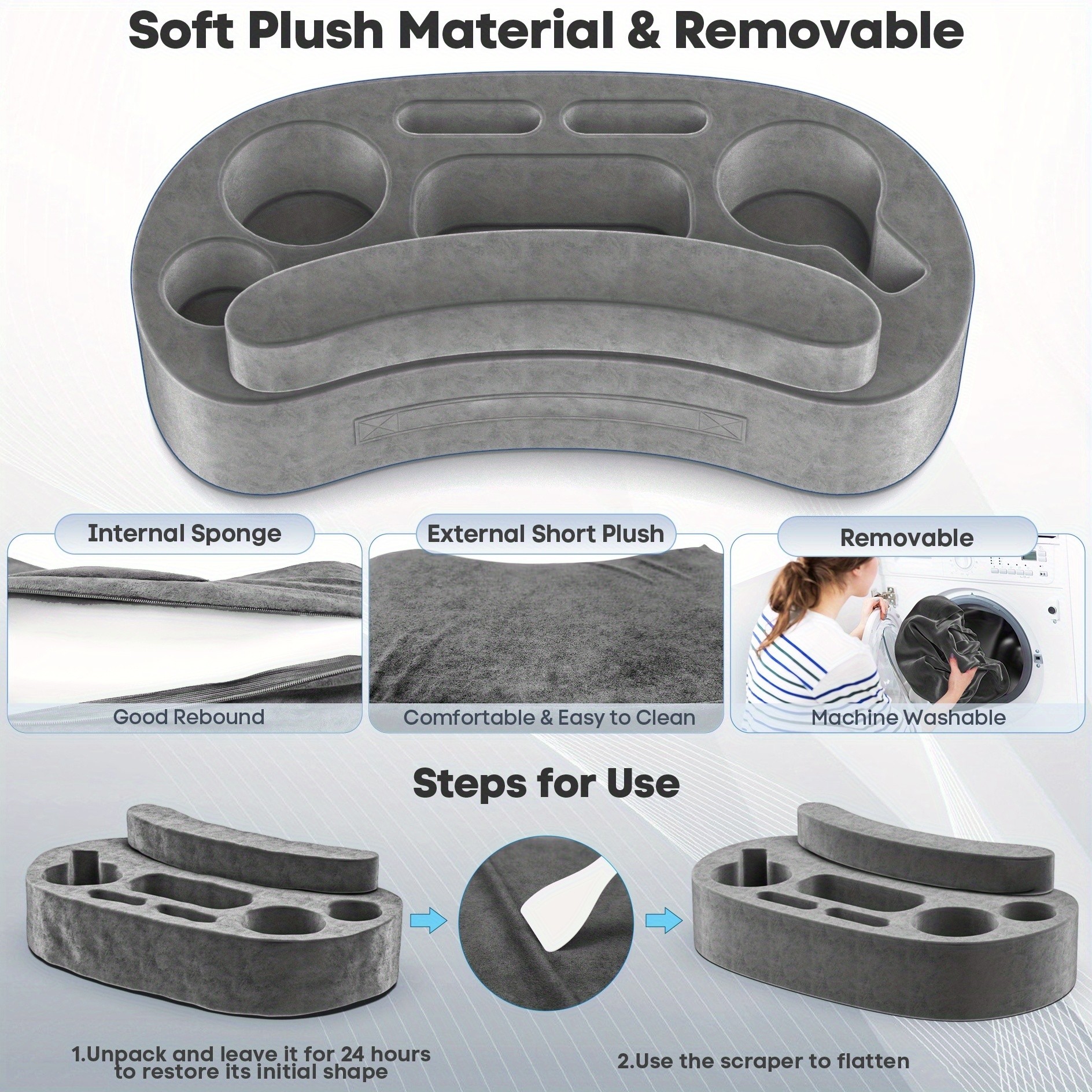 Multi-Functional Game Controller Stand Pillow