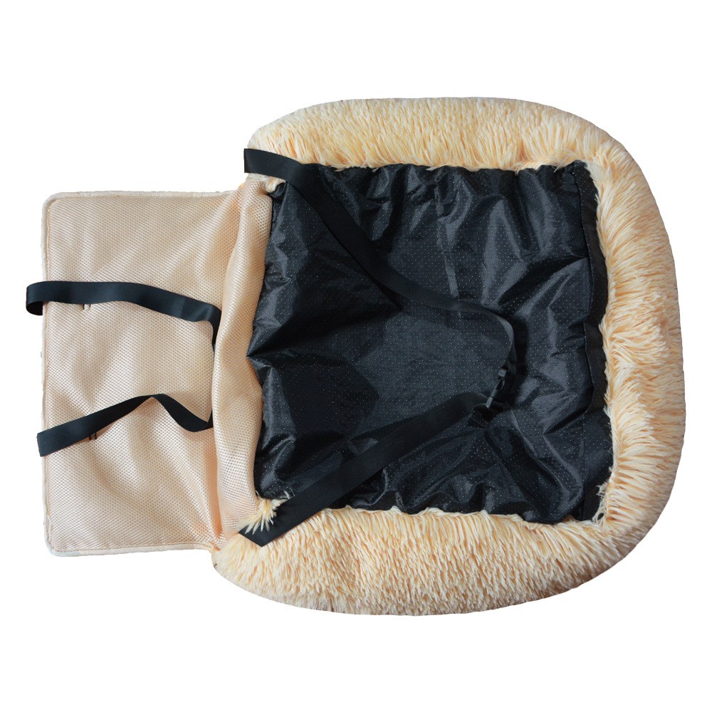 Plush Pet Car Seat Bed