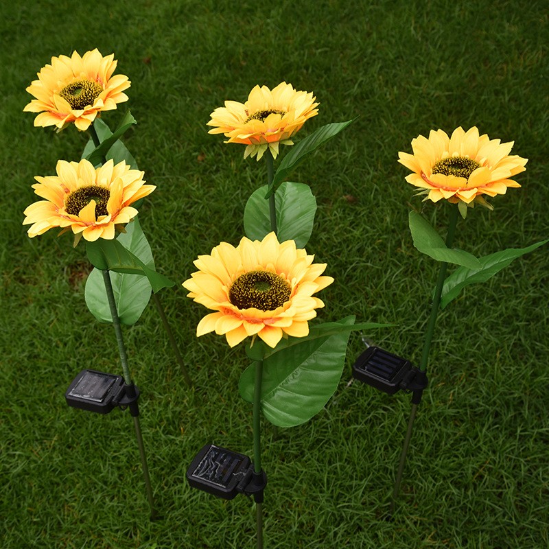 Solar Sunflower Light