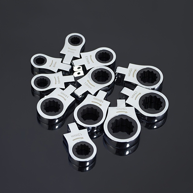 Interchangeable Head Ratchet Socket Wrench Set