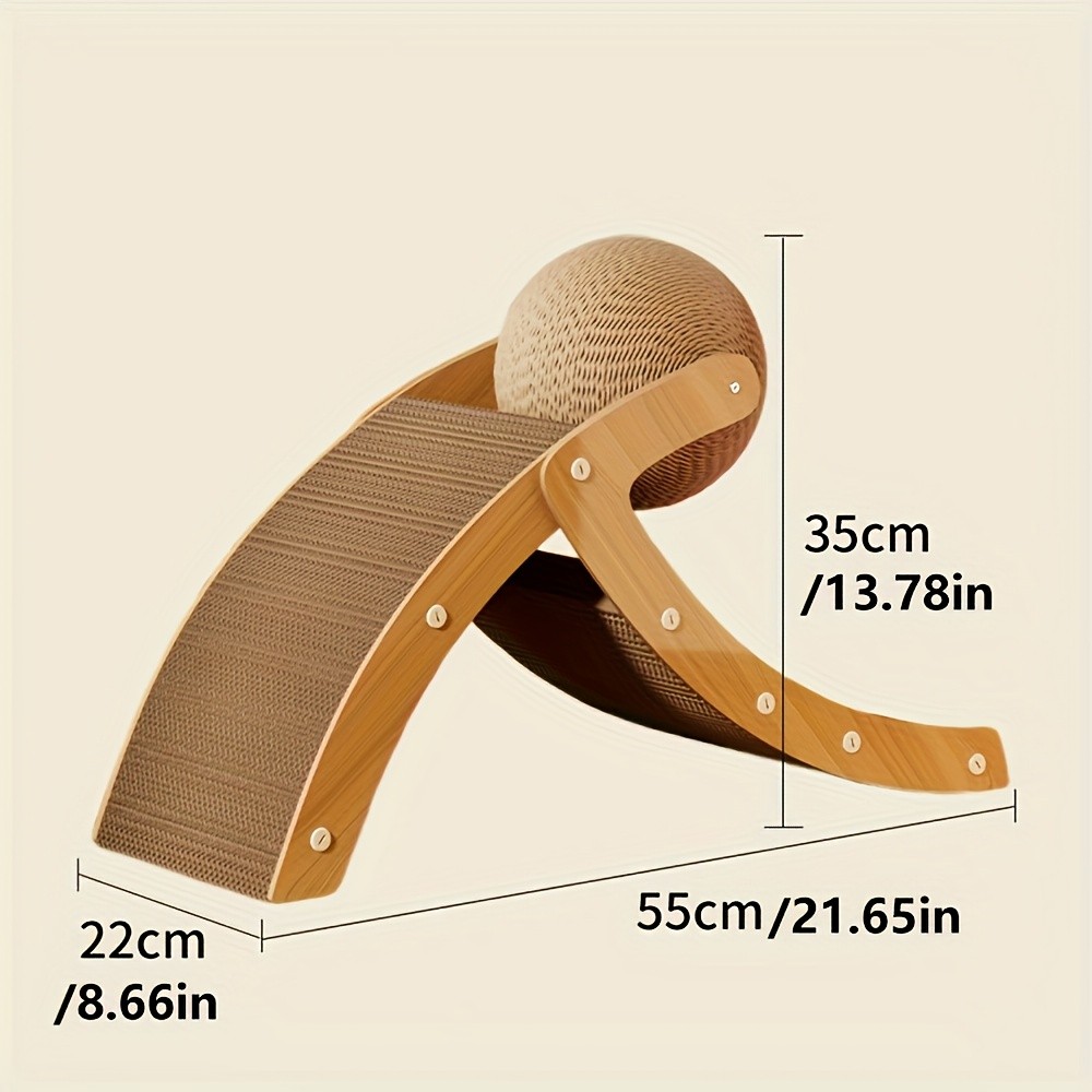 Large Cat Scratching Board with Jute Balls