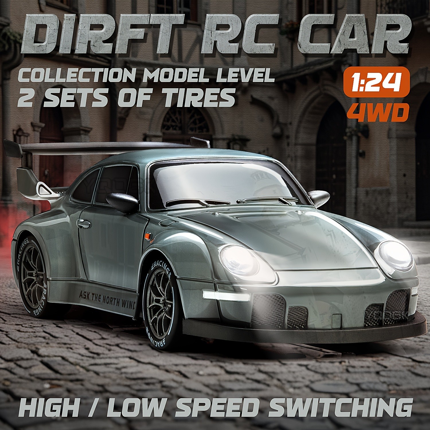 1:24 Scale RC Drift Racing Car  High-Speed Precision with Pro Drift Control