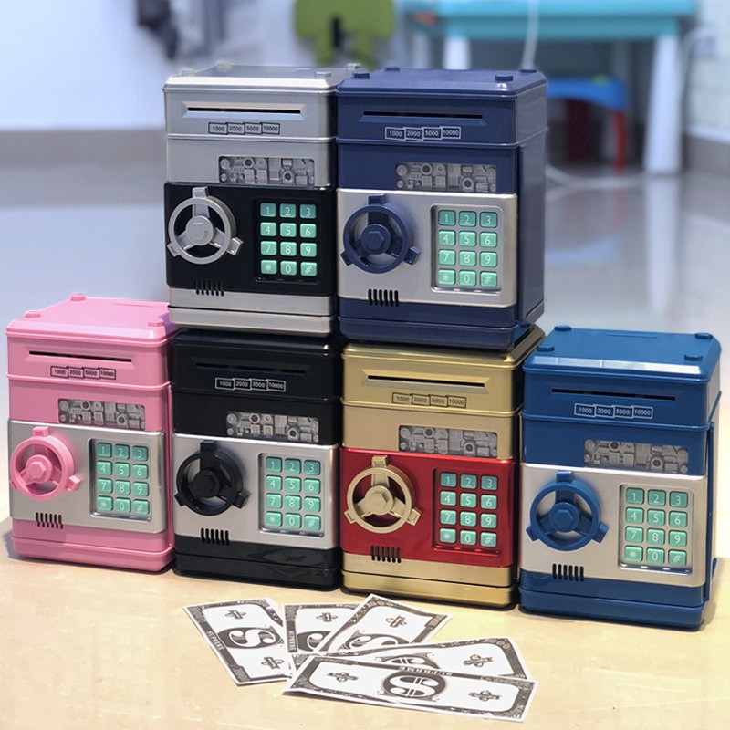 Digital Piggy Bank  Safe Deposit Box for Kids