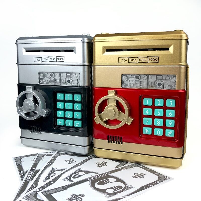 Digital Piggy Bank  Safe Deposit Box for Kids