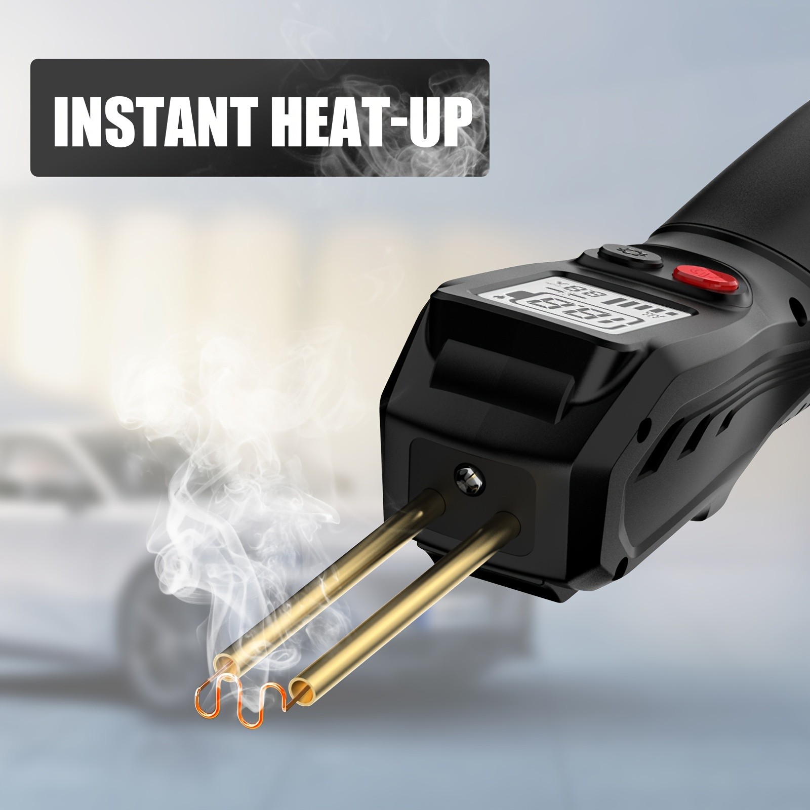 LCD Display Handheld Wireless Charging Plastic Welding Gun