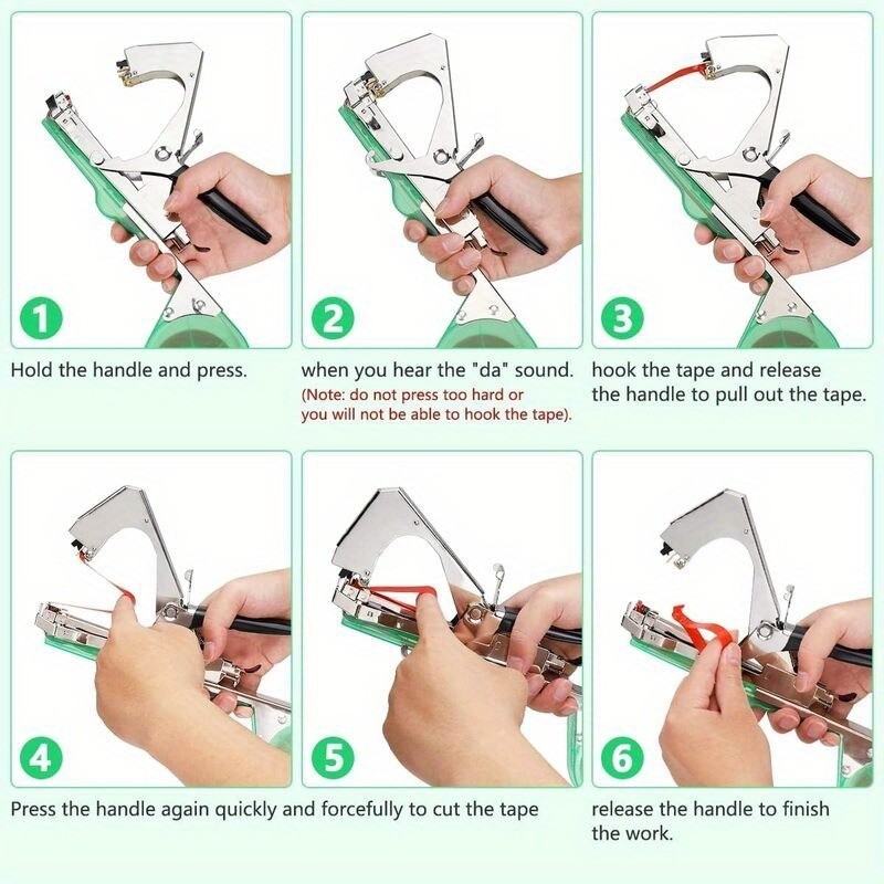 Plant Binding Machine Tool Fast, Secure Vine Training Made Easy