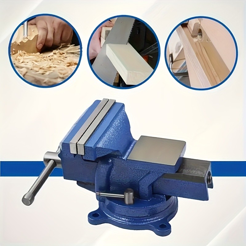 4-Inch Robust Bench Vice  Secure Grip. Reliable Control.