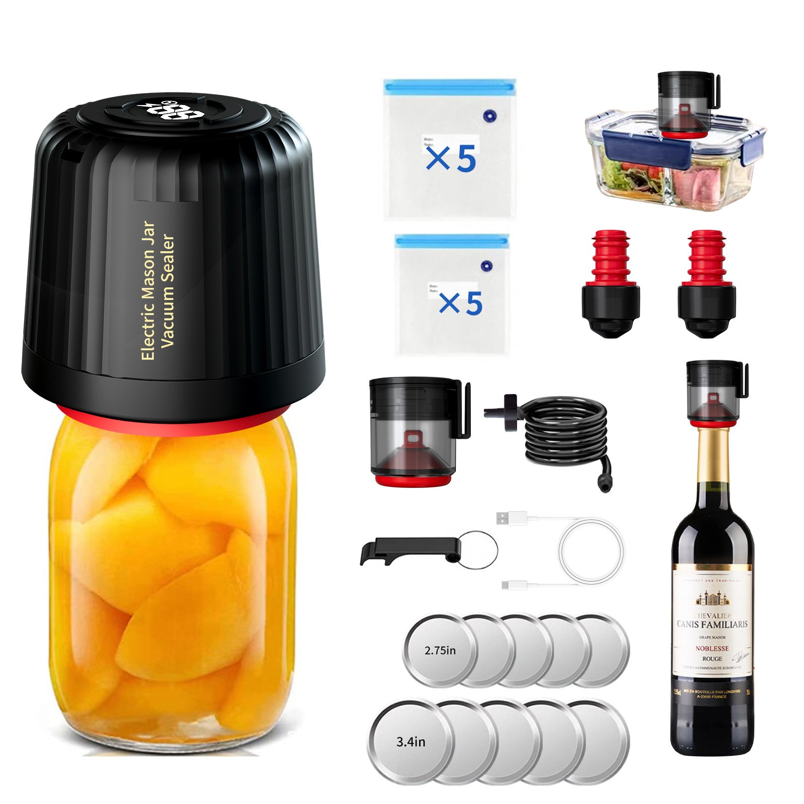 Mason Jar Vacuum Sealer