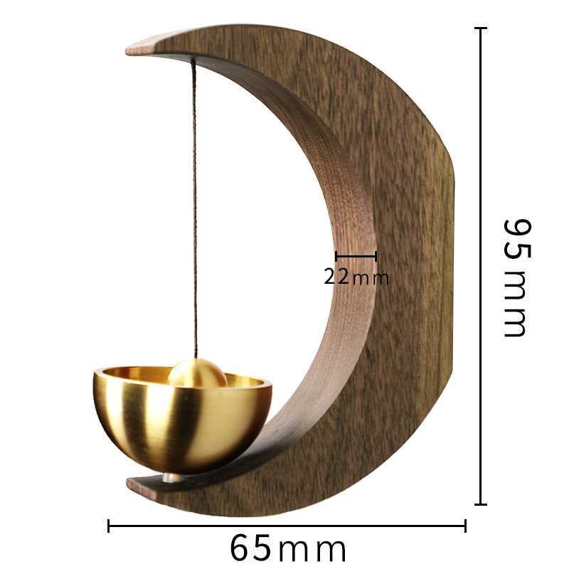 Magnetic Wood Wind Chime