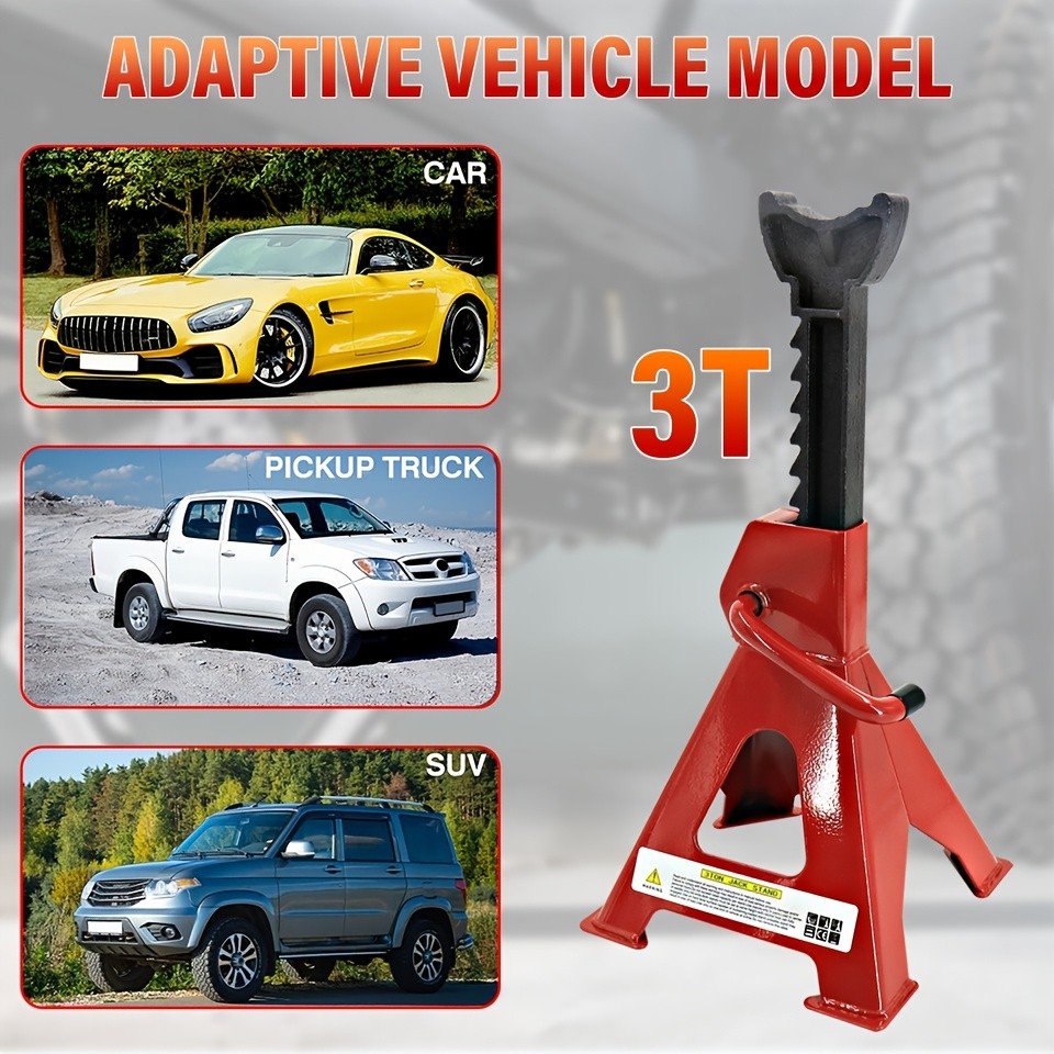 2pcs 3000kg Heavy Duty Jack Stands