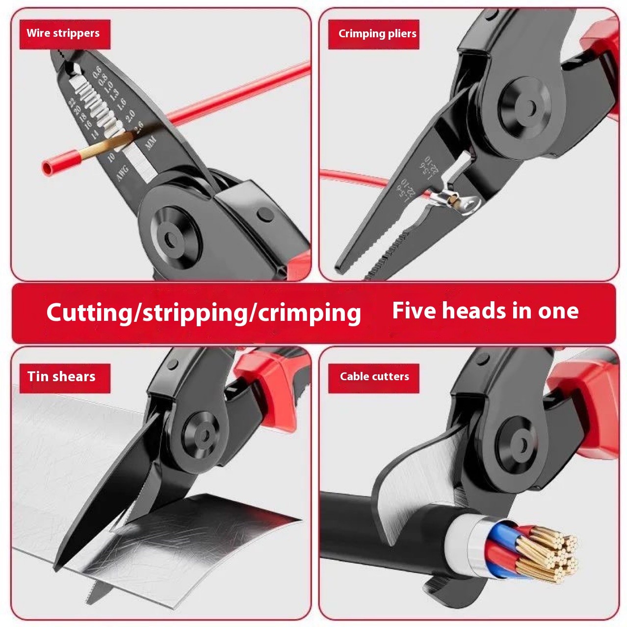 5-in-1 Multifunctional Pliers