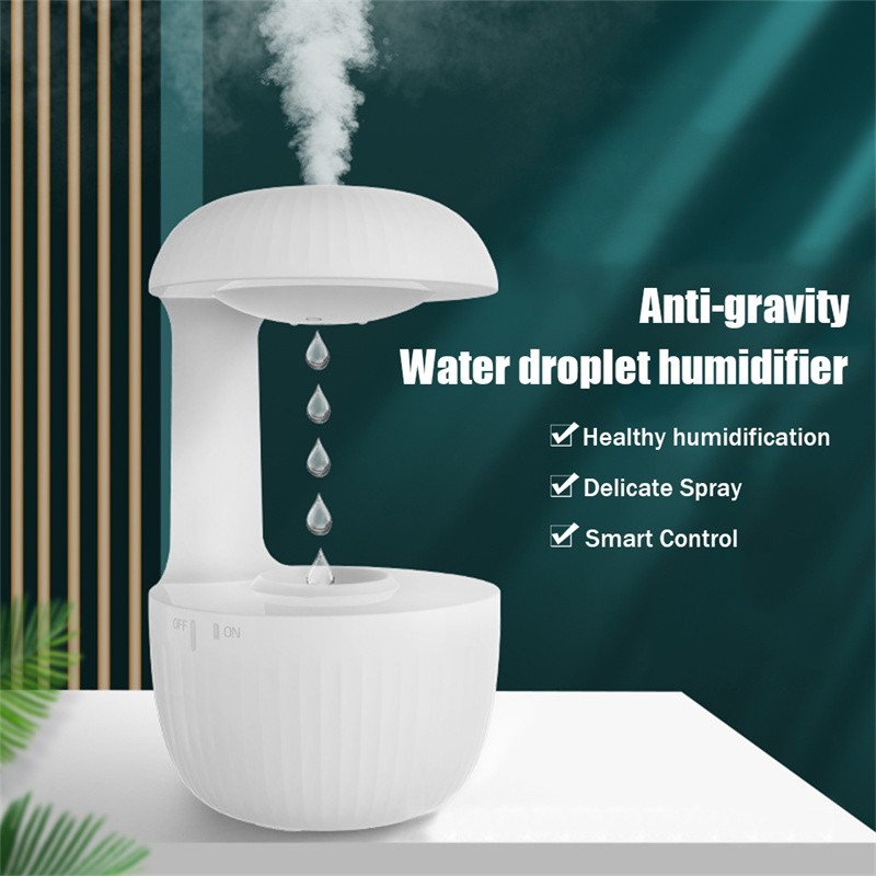 Anti-Gravity Water Droplet Humidifier Floating Drops, Calm Air