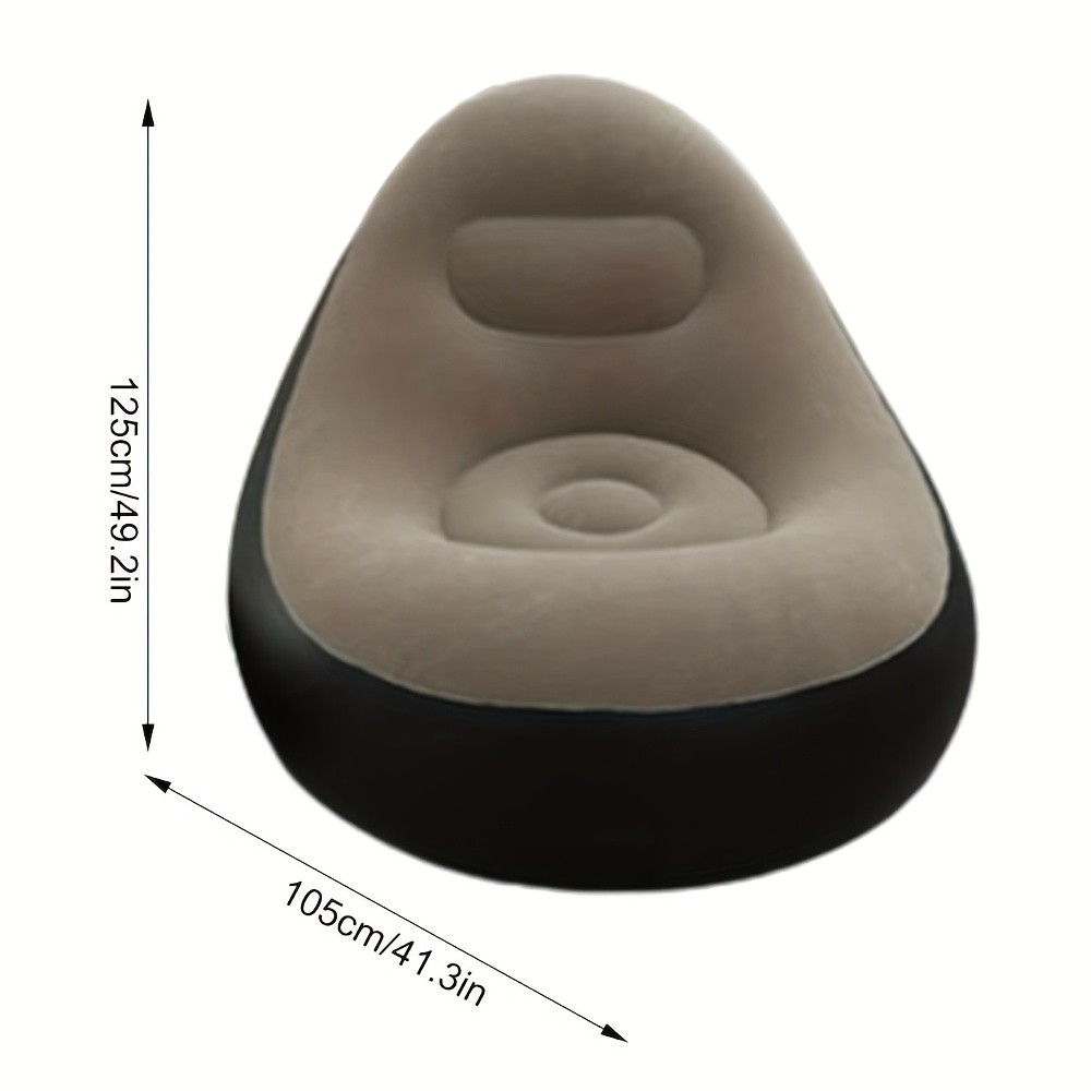 Inflatable Leisure Sofa Chair With Footstool