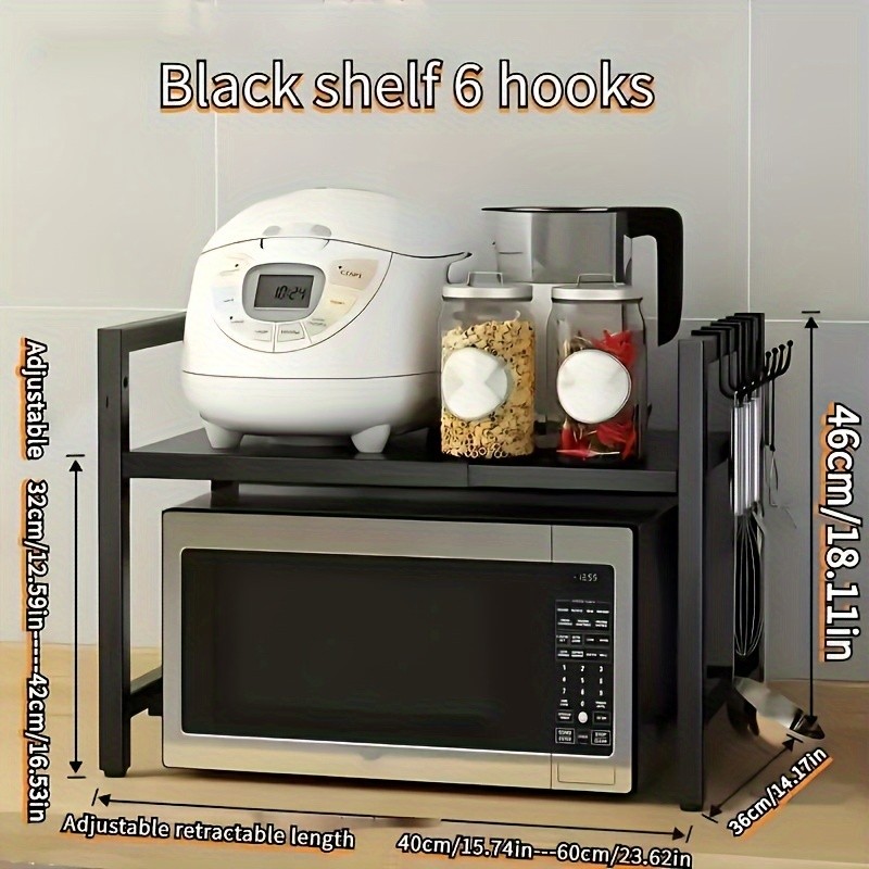 Microwave Oven Rack  Smart Space Saving Storage