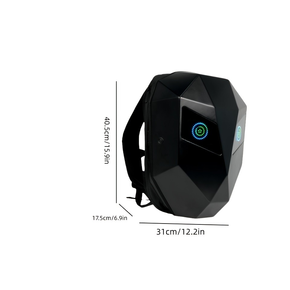 LED Mens Backpack with Display  Carry Bold, Be Seen Anywhere