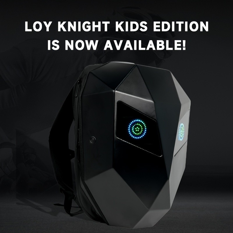 LED Mens Backpack with Display  Carry Bold, Be Seen Anywhere