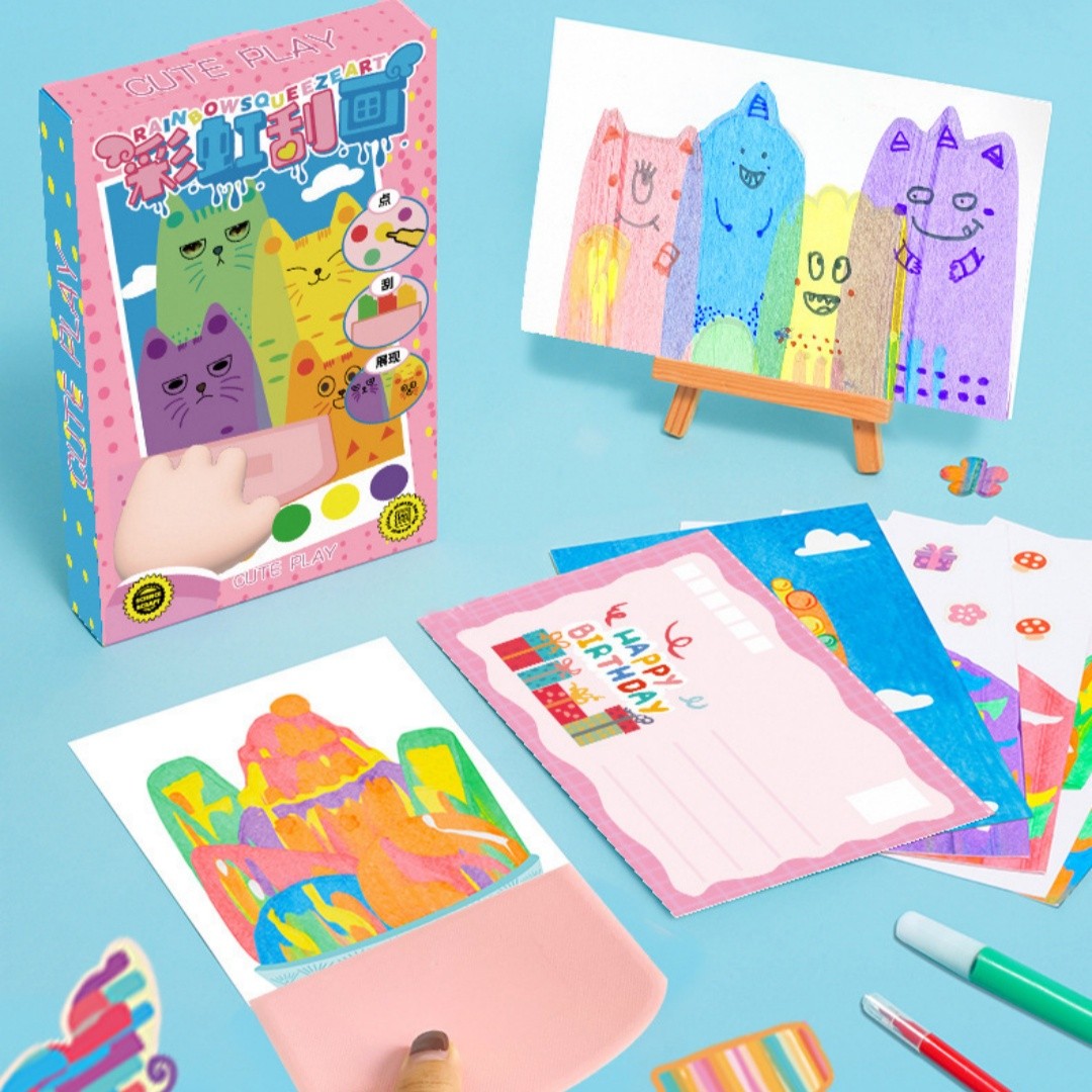 Childrens Fun Book Doodle Scratch Toy