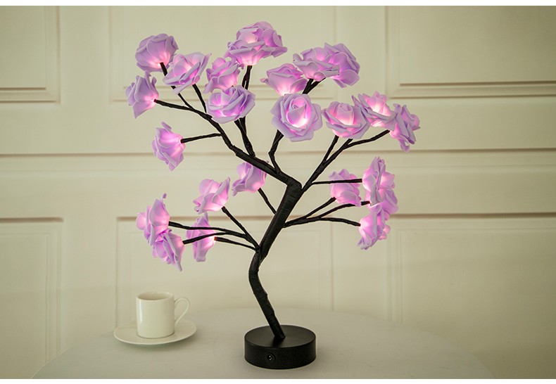 Forever Rose Tree Lamp - Light up Love