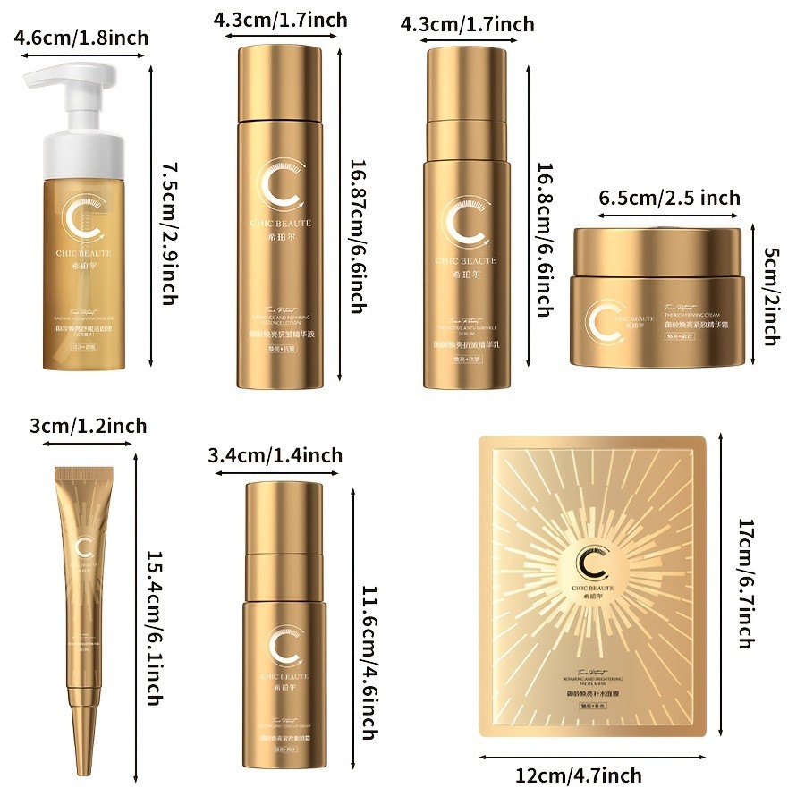 KATUNE 12pcs Collagen Skincare Set