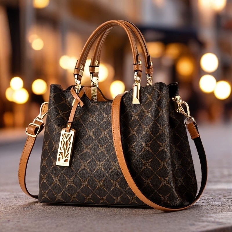 Womens High-Quality Top-Grain Genuine Leather Handbag