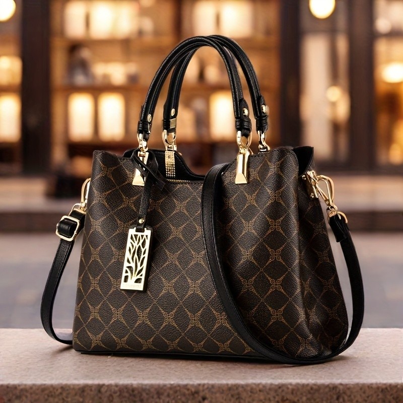 Womens High-Quality Top-Grain Genuine Leather Handbag